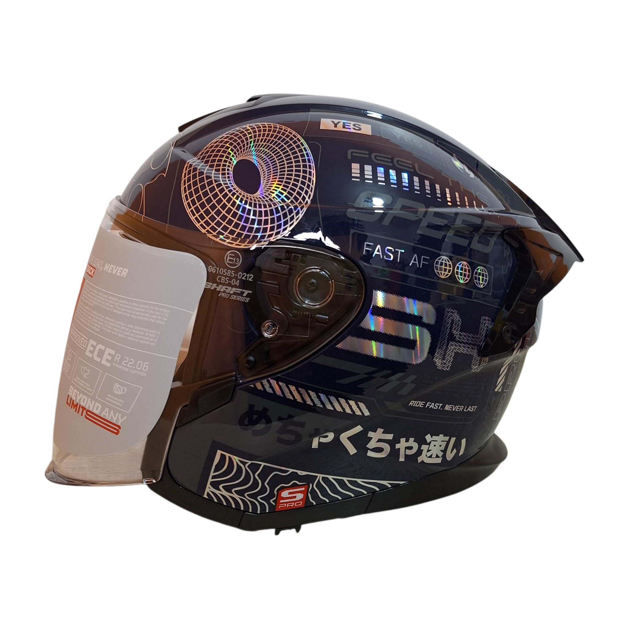 Casco Abierto Shaft Pro 240DV Wire Frame