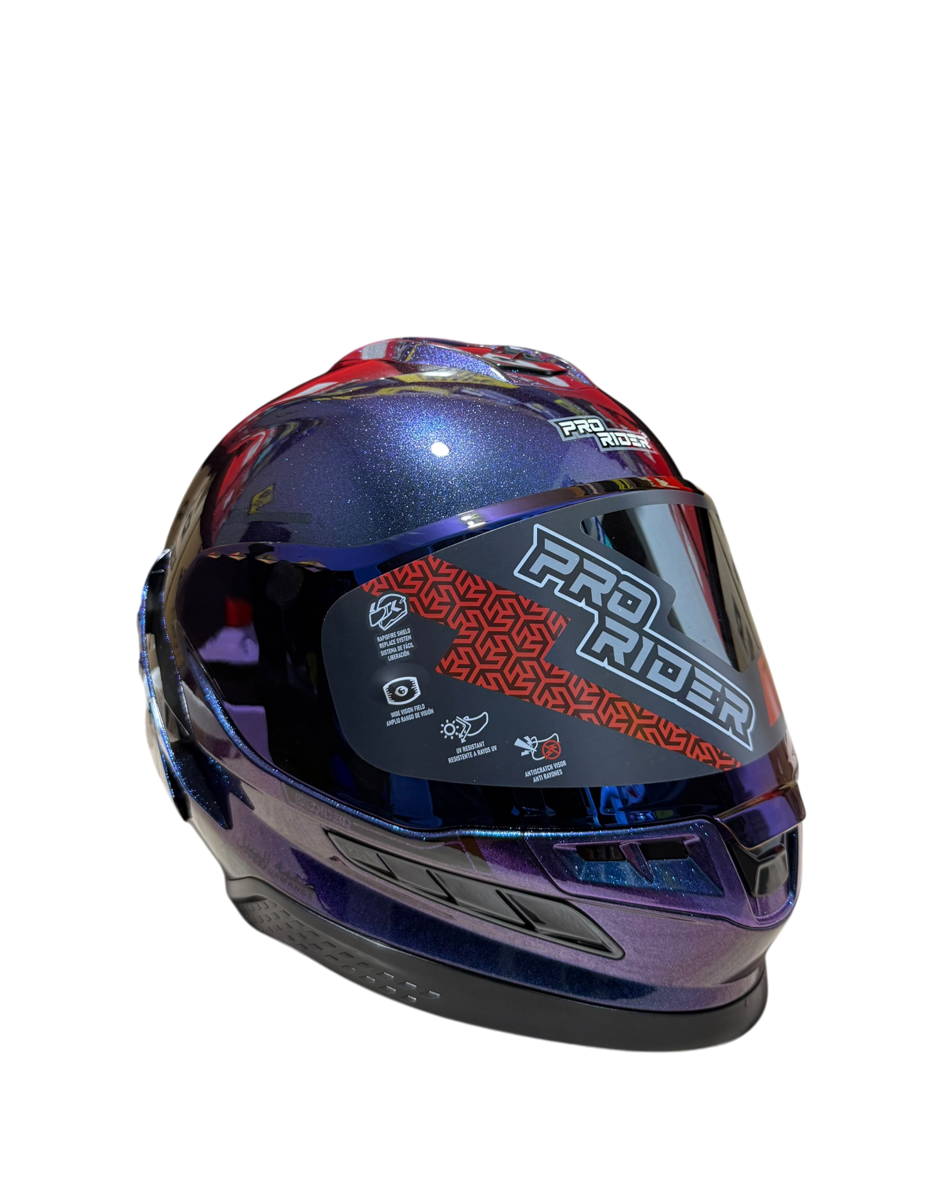 Casco integral Pro Rider Frontier - Chameleon Purple